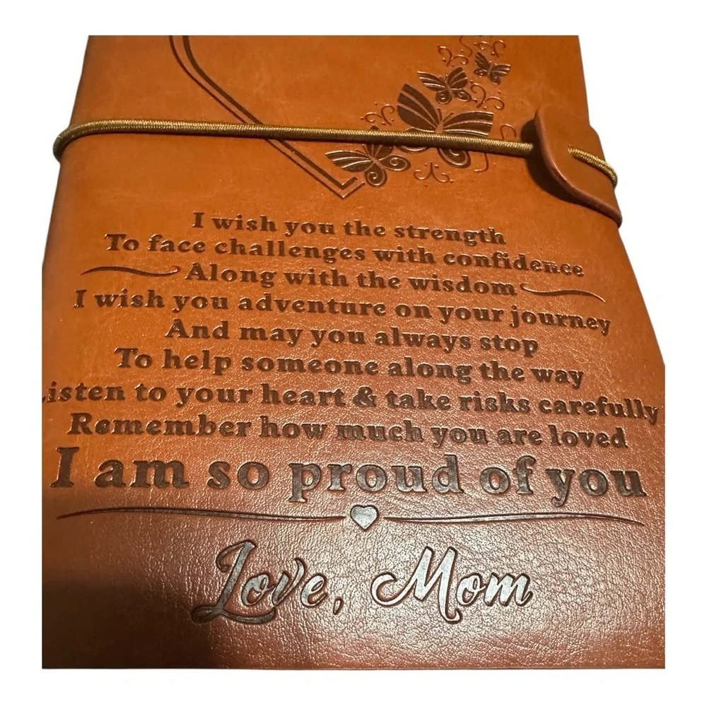 Engraved Leather Journal for Daughter